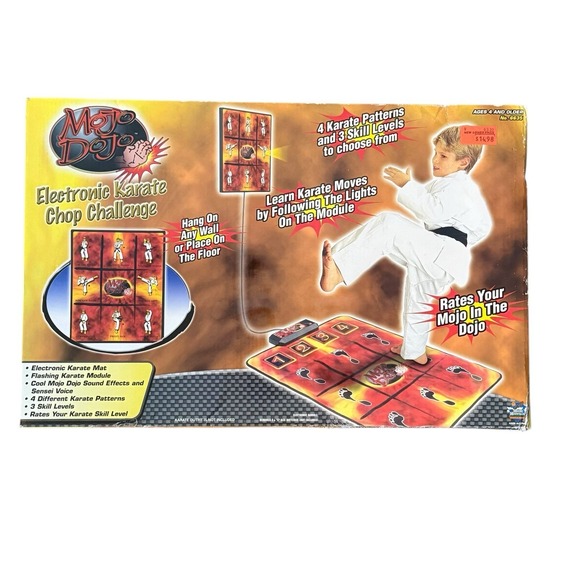 Moose Mountain Mojo Dojo Electronic Karate Chop Challenge Mat Game New Vintage